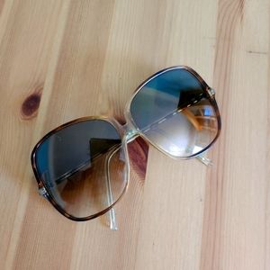 Vintage 60s 70s Piave Italy Light Tortoise Shell Sunglasses